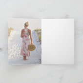 Foto Notecard Inkwell und Feather Pen Stationery Dankeskarte (Innenseite)