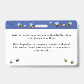 Foto-Notfallausweis Ausweis (Back)