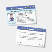 Foto-Notfallausweis Ausweis (Front & Back)