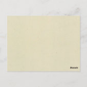 Foto Nummer 11 Tischkarte Postkarte (Rückseite)