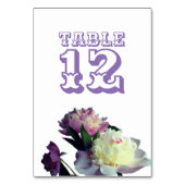 Foto-Nummer-Karte für Peer-Blume Tischnummer (Rückseite)