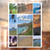 Foto Oahu, Hawaii Fensteraufkleber (Blatt 2)