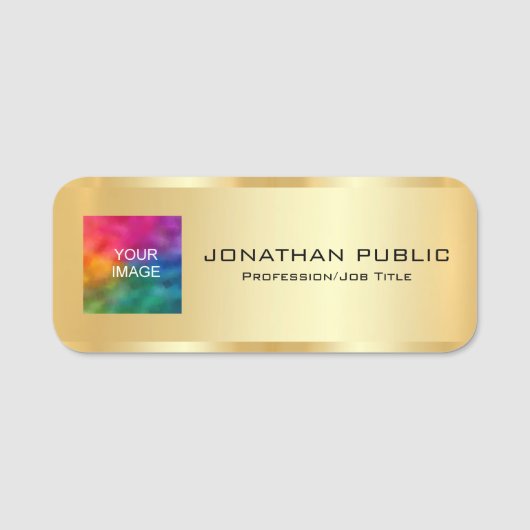 Foto oder Logo der Mitarbeiter im magnetischen ode Namensschild (Vorderseite)