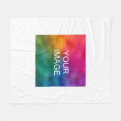 Foto oder Logo Fleecedecke (Vorderseite (Horizontal))