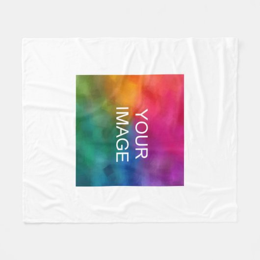 Foto oder Logo Fleecedecke (Vorderseite (Horizontal))