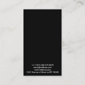 Foto oder Logo redigieren Farben Visitenkarte (Rückseite)