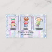 Foto oder Zeichnend Lehrer oder nach der Schule Visitenkarte (Vorderseite)