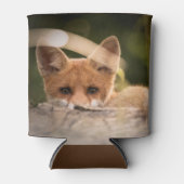 Foto of a Cute Little Orange Fox Dosenkühler (Vorderseite)