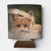 Foto of a Cute Little Orange Fox Dosenkühler (Rückseite)