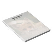 Foto of a Cute Little Orange Fox Notizblock (angewinkelt)