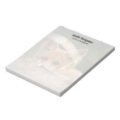 Foto of a Cute Little Orange Fox Notizblock (Rotiert)