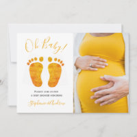 Foto Oh Baby Gold Feet Couple's Baby Shower