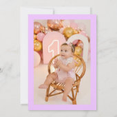 Foto One Spooky Ghoul Halloween 1. Geburtstag Einladung (Rückseite)