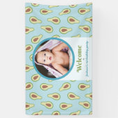 Foto Onederful Avocado 1. Geburtstag Party Banner (Vertikal)