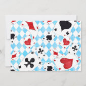 Foto Onederland Alice im Wunderland 1. Geburtstag Einladung (Rückseite)