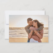 Foto Online-UAWG QR-Code Cherry Blossom Hochzeit RSVP Karte (Rückseite)