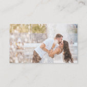 Foto Online UAWG QR Code Dusty Blue Wedding Begleitkarte (Rückseite)