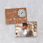 Foto Online UAWG QR Code Terracotta Wildblume Begleitkarte