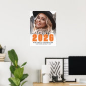 Foto Orange Abschlussfeier Schild (Heimbüro)