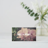Foto , Orchid , Retro Visitenkarte (Stehend Vorderseite)