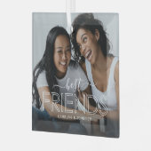 Foto ornament aus glas (Vorderseite links)