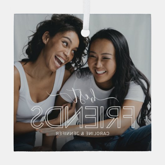 Foto  ornament aus glas (Rückseite)