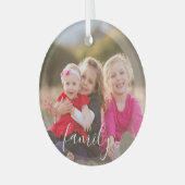 Foto Ornament Aus Glas (Vorderseite links)