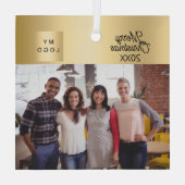 Foto Ornament Aus Glas (Rückseite)