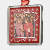 Foto Ornament Aus Metall (Links)