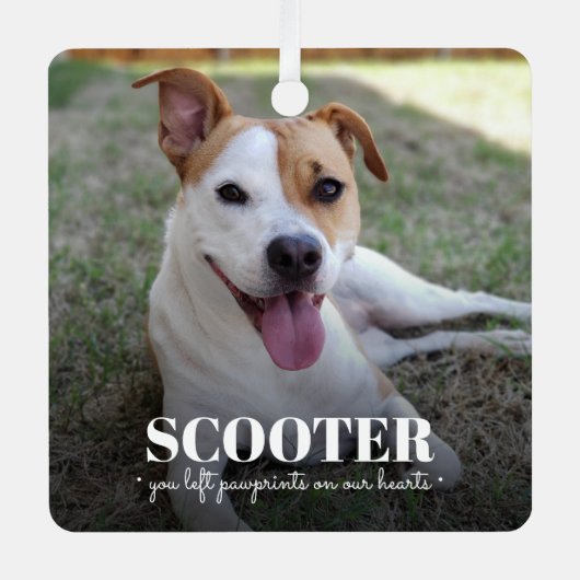 Foto Ornament Aus Metall (Vorderseite)