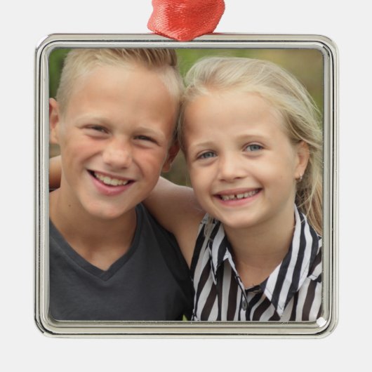 Foto Ornament Aus Metall (Vorne)