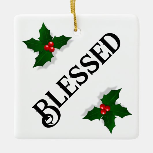 Foto Ornament gesegnet mit Mistletoe HAMbyWG (Vorderseite)