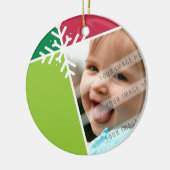 FOTO ORNAMENT :: Schneeflockensezierung 1 (Links)