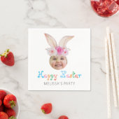 Foto Osterfarben Bunny Serviette (Beispiel)