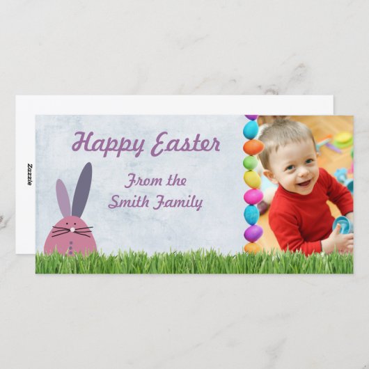 Foto Osterkarte Feiertagskarte (Vorne/Hinten)