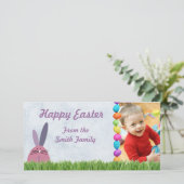 Foto Osterkarte Feiertagskarte (Stehend Vorderseite)