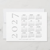 Foto-Overlay 2027 Kalender Frohe Weihnachten (Rückseite)