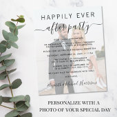 Foto Overlay Blush Hochzeitsempfang Einladung