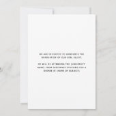 Foto Overlay Bold Typografy 2023 Abschluss Ankündigung (Rückseite)