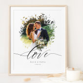 Foto Overlay Border Liebe Couple Poster