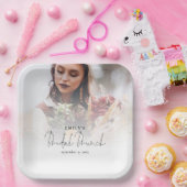 Foto Overlay Brautparty Brunch Paper Teller (Party)