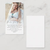 Foto Overlay-Bücher für Babydusche Begleitkarte (Vorne/Hinten)