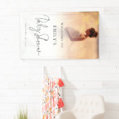 Foto Overlay Elegantes Script Willkommensdusche Banner (Insitu)