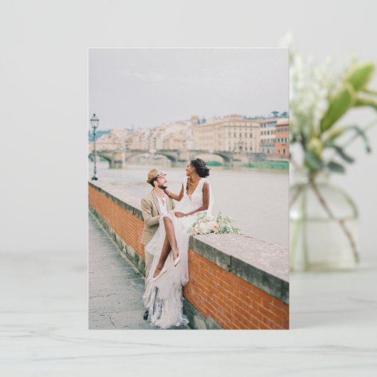 Foto-Overlay für Vellum-12x18 Save The Date (Stehend Vorderseite)