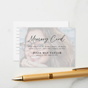 Foto Overlay Gedenkstätte Beerdigung Gedächtnis  Begleitkarte