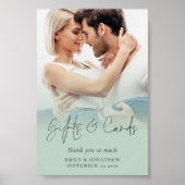 Foto Overlay Gifts Karten Hochzeitszeitszettel Poster (Vorne)