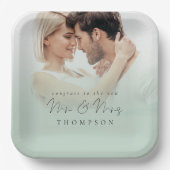 Foto Overlay Glückwunsch Neu Mr. Sage Pappteller (Vorderseite)