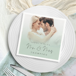 Foto Overlay Glückwunsch Neu Mr. Sage Serviette