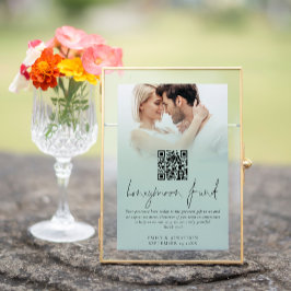 Foto Overlay Honeymoon Fund Hochzeitssymbol Poster