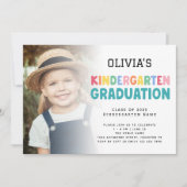 Foto Overlay Kindergarten Abschluss Einladung (Vorderseite)